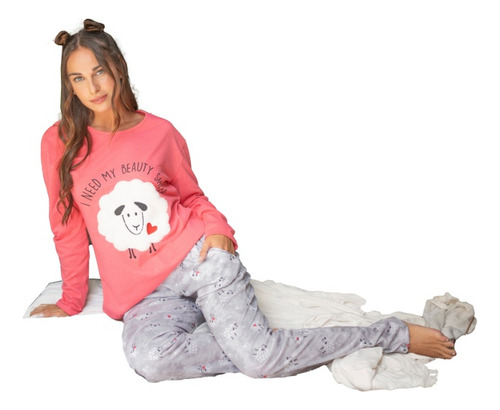 Pijama Invierno Lencatex 24300 Ovejita