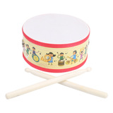 Conjunto De Tambor De Mão Infantil Instrumento Musical De Ma