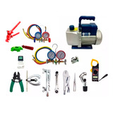 Kit Herramientas Refrigeracion N°1 Bomba Vacio 130l Cts