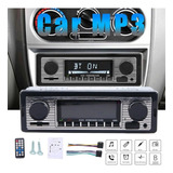 1 Din Retro Bluetooth Estéreo Para Coche