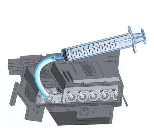 Jeringa Purgadora Inyectores Cabezal Impresoras Epson Packx4