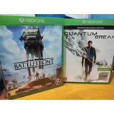 Lote Jogo Xbox One Físico  Wars Battlefront + Quantum Break 