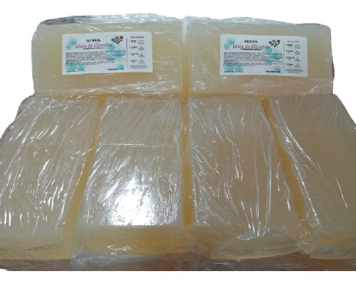 2 Kgs Jabón De Glicerina ( 1kg Transparente Y 1 Kg Blanca)