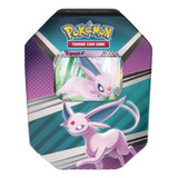 Pokémon Lata Heróis V Espeon Copag Cartas Tcg Colecionáveis