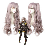 Girls Frontline Ump45 Cosplay Peluca Largo Pelo 70cm A