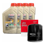 Kit Service Yamaha Xj6 10- Filtro Aceite + 4 Castrol 10w50