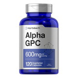 Horbaach Alpha Gpc 600 Mg 120 Capsulas Apoyo Memoria Sabor S/n