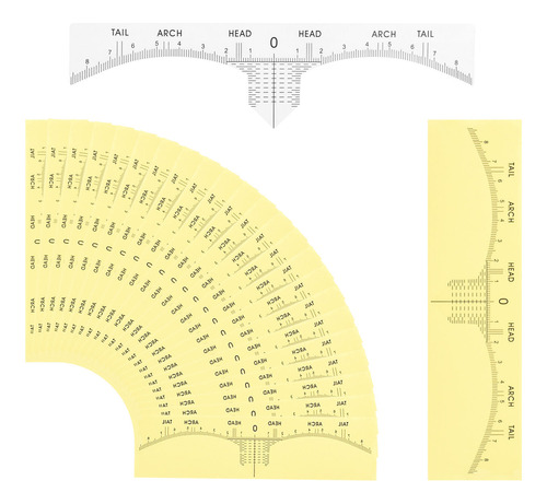 Pegatina De Microblading Con Forma De Regla Para Cejas