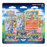 Blister Triplo Cartas Pokemon Go Charmander Copag