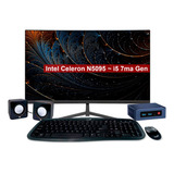 Pc Computadora Completa Intel N5095 8gb 480gb Monitor Led 22