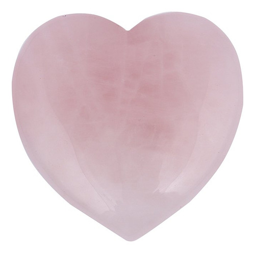 Bingcute Piedra De Corazn Hinchada De Cuarzo Rosa En Forma D