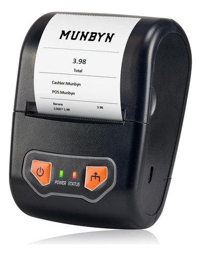 Impresora De Recibos Bluetooth Munbyn, Impresora Térmica De 