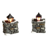 Department 56 Village Cross Product, Faroles De Piedra Caliz