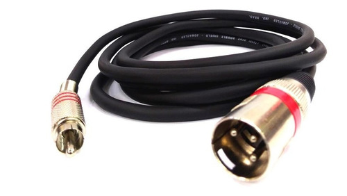 Cabo Xlr Macho Rca Macho 20 Metros