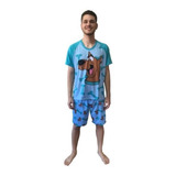 Pijama Masculino Curto Scoob Doo (1 Unidade)