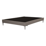 Base Cama Slim Individual Dicasa Outlet Linnia Sepia