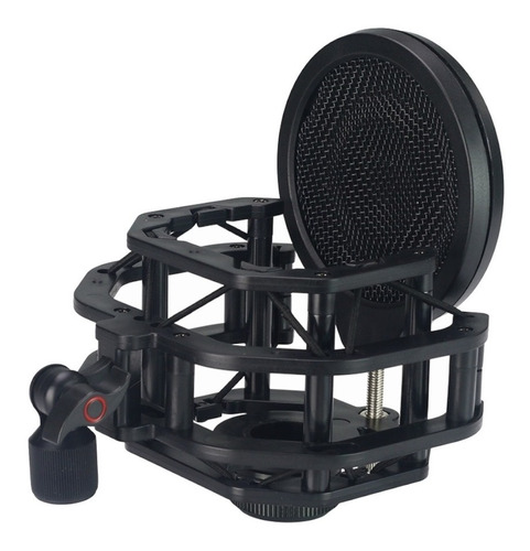 Shock Mount Con Pop Para Microfono Condenser Marca Elefir