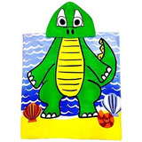 Toalla De Baño Para Niños 60x120cm Diseño Dinosaurio Ver