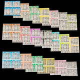 Smalltoys Bingo Paper Game Cards - 4 Tarjetas - 20 Hojas - 5