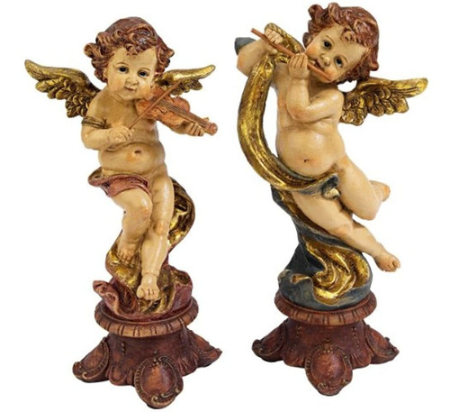 Diseño Toscano Sh9304267 Estatuas De Querubines Musicales De