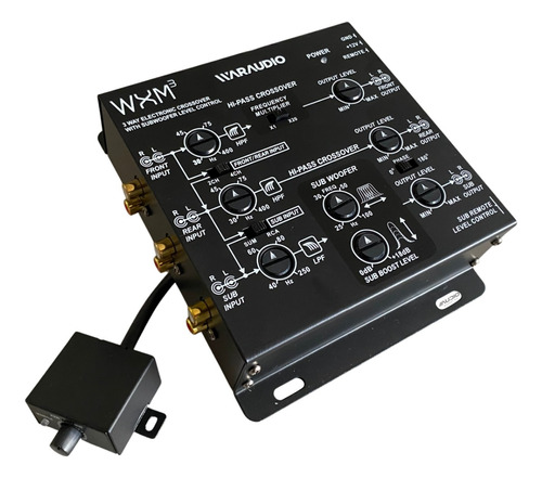 Crossover Divisor Freq Waraudio Wxm3 De 3 Vias Con Subwoofer