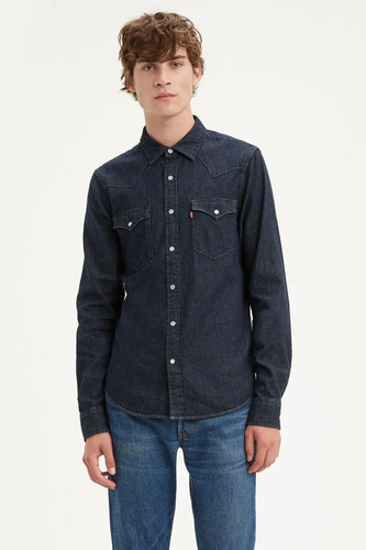 Camisa De Jean Levis Modelo Classic Western Lm