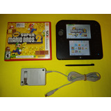 Consola Nintendo 2ds, New Super Mario Bros 2 3ds Y Cargador 