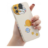 Funda Linda iPhone 13 Mini, Diseño De Astronauta De Di...