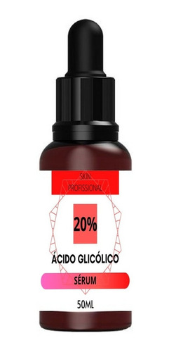 Acido Glicólico 20% 50ml Peeling Médio - Manchas Rugas Acne