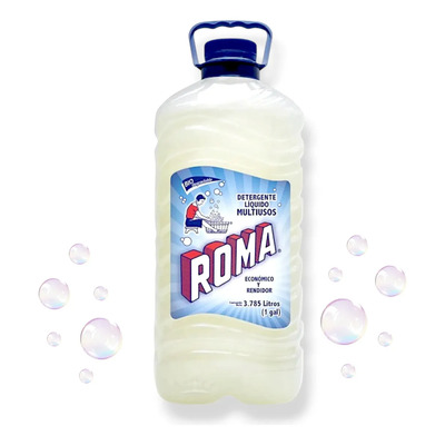 Detergente Liquido ROMA Para Ropa Fina líquido 3.7L Galon Biodegradable | MercadoLibre