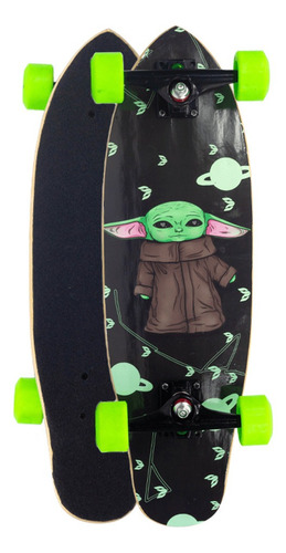 Skate Mini Cruiser Flying Montado Yoda 6,7 