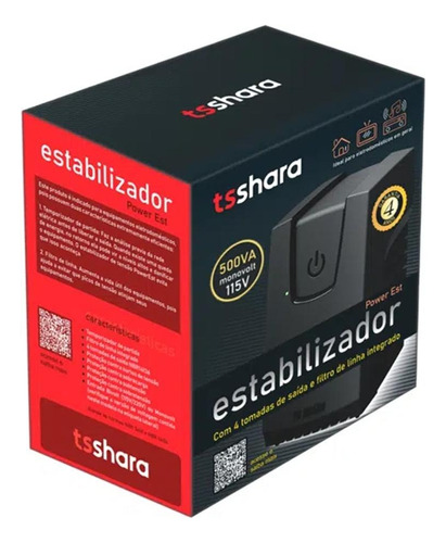 Estabilizador Ts Shara Powerest 500va 9114 Mono 115v