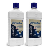 Kit 2 Shampoo Clorexidina 500ml Antisséptico Anti Seborreico