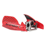 Protetor De Mão Acerbis Moto Trilha Enduro Cross Vermelho