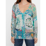 Sweater Desigual Delgado S Nuevo Calce Ajustado Icaro