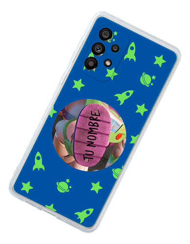 Funda Para Galaxy Suela Buzz Lightyear Toy Story  Nombre