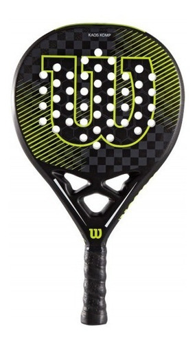 Paleta De Padel Wilson Kaos Komp S Color Negro/verde