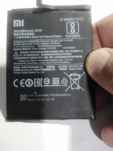 Batería Celular Xiaomi Mi A2