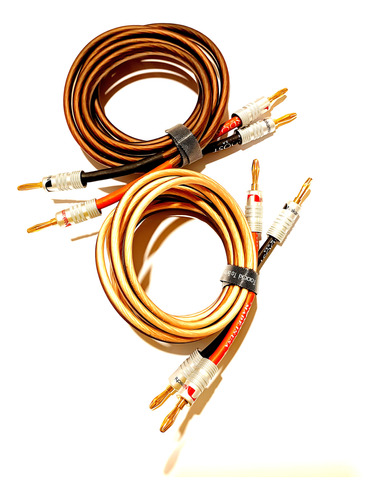 2m Cable Audio Hifi 12 Awg Ofc (par) Conector Nakamichi 