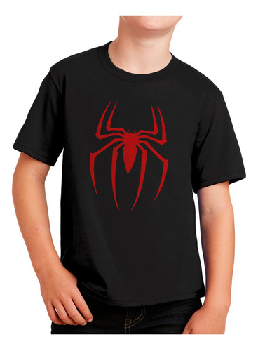 Playera Spiderman Hombre Araña Marvel Comics P/niño Logo