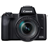 Camara Canon Eos M50 Mark Ii Con Lente Ef-m 18-150mm Negro
