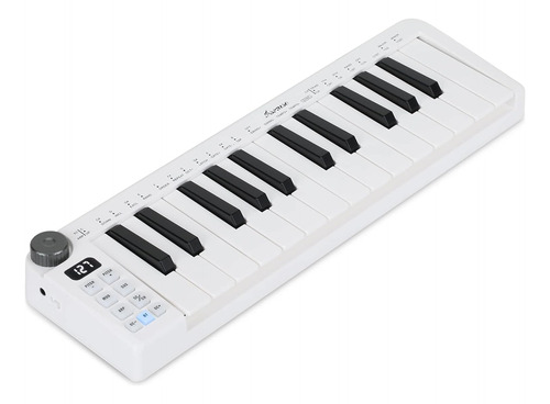 Teclado Midi Usb De 25 Teclas, Teclas Sensibles Al   Co...