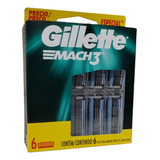 Cartuchos Para Afeitar Gillette Mach3 6 Unidades