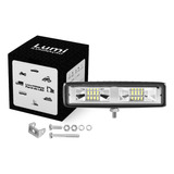 Kit 6 Refletor Projeto Luminaria Farol 16 Led 48w Cor Da Carcaça Preto Cor Da Luz Branco-frio 12v 24v Bivolt