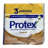 Protex Pack 03 Jabón En Barra Avena 85g C/u