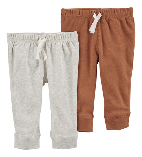 Carters Pack 2 Pantalones Algodon Para Nene