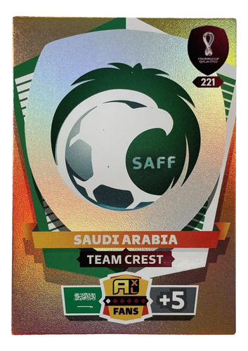 Cartas Adrenalyn Qatar 2022 - Team Saudi Arabia.