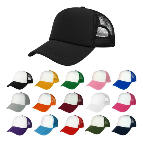 `mz Gorra Trucker Lisa Mayoreo Adulto E Infantil