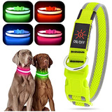 Yfbrite Collar De Perro Con Luz, Collar De Perro Led Recarga