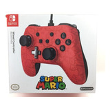 Control Nintendo Switch Super Mario Alambrico Nuevo Original